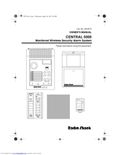 Radio Shack CENTRAL 5000 Owner's Manual