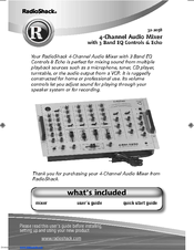 Radio Shack 32-2058 User Manual