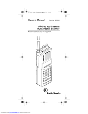 Radio Shack PRO-90 Owner's Manual