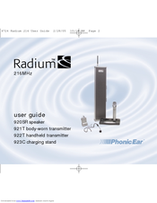 Phonic Ear Radium 923C User Manual
