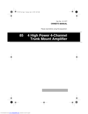 Radio Shack 12-1977 Owner's Manual
