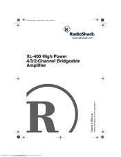 Radio Shack XL-400 Owner's Manual