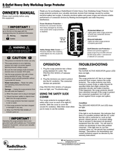 Radio Shack 61-2434 Owner's Manual