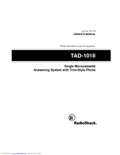 Radio Shack 43-778 Owner's Manual