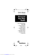 Radio Shack 21-1826 Owner's Manual