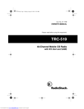 Radio Shack 21-1709 Owner's Manual