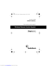 Radio Shack Wireless Remote Control System Owner's Manual