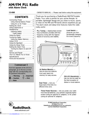 Radio Shack 12-898 Owner's Manual