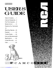 RCA Pro809 User Manual