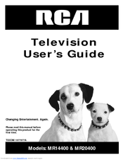 RCA MR20400 User Manual