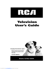 RCA F32550 User Manual