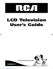 RCA LCDX2619W User Manual
