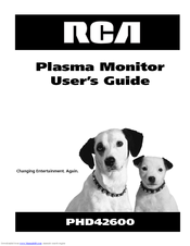 RCA PHD42600 User Manual