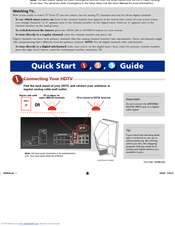 RCA hd52w59 Quick Start Manual