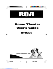 RCA RTD205 User Manual