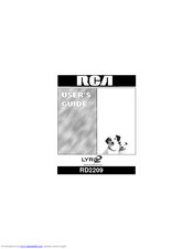 RCA Lyra2 RD2209 User Manual