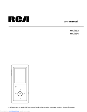 RCA MC5102; MC5104 User Manual