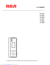 RCA TH1802 - 2 GB Digital Player User Manual