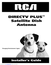 Rca DIRECTV PLUS 15407690 Installer's Manual