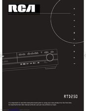RCA RTD250 User Manual