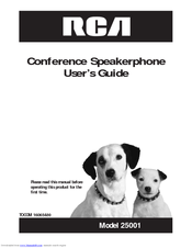 RCA 25001RE2 - Full-Duplex Conference Phone User Manual