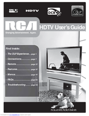 RCA Scenium M61WH185 User Manual