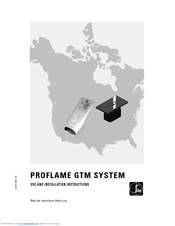 Regency PROFLAME GTM SYSTEM Use And Installation Instructions