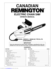 Remington 100582-01, 100582-02 Owner's Manual