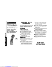 Remington Titanium VacuumTrim MB-100 Use & Care Manual
