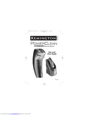 Remington PowerClean R-1000 Use And Care Manual
