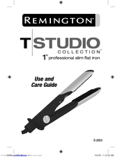 Remington TStudio Collection S-2003 Use And Care Manual