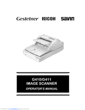 Ricoh G411 Operator's Manual