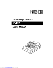 Ricoh IS430 User Manual
