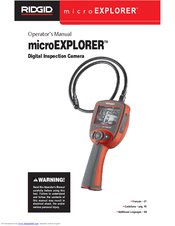 RIDGID microEXPLORER Operator's Manual