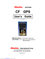 Rikaline CF GPS GPS-6020 User Manual