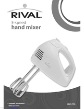 Rival HAND MIXER HM-708 User Manual