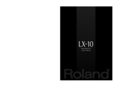 Roland LX-10 Owner's Manual