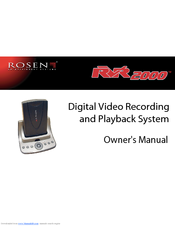 Rosen VoiceCom 2000 Owner's Manual