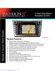 Rosen DS-MZ0830 Quick Start Manual