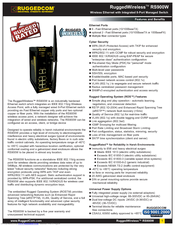 Ruggedcom RuggedWireless RS900W Specification Sheet