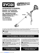 Ryobi RY28060 Operator's Manual
