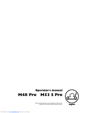 Husqvarna M48 Pro, M53 S Pro Operator's Manual