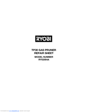 Ryobi RY52004A Repair Sheet