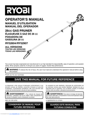 Ryobi RY52604 Operator's Manual
