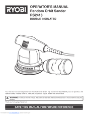 Ryobi RS2418 Operator's Manual
