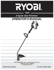 Ryobi 704r Operator's Manual