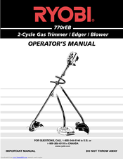 Ryobi 770rEB Operator's Manual