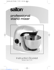 Salton KM-1078 Instruction Booklet