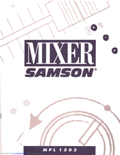 Samson MPL 1502 Manual