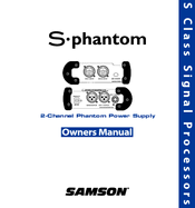 Samson S-phantom Owner's Manual